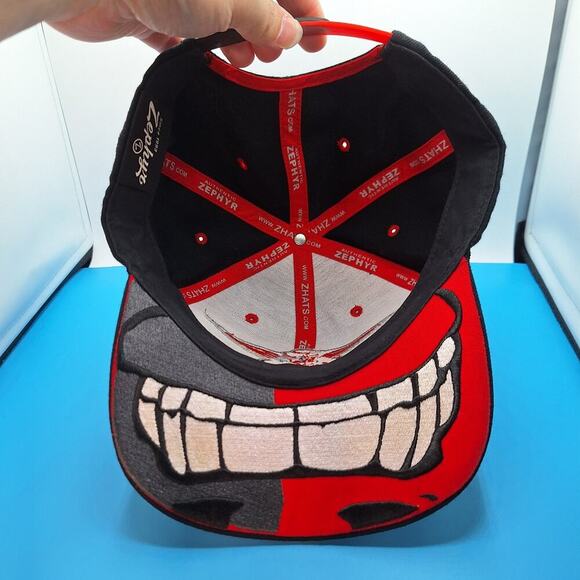 Texas Tech Red Raiders Going Yard Snapback Hat Cap Black Big Logo Zephyr - Picture 6 of 7